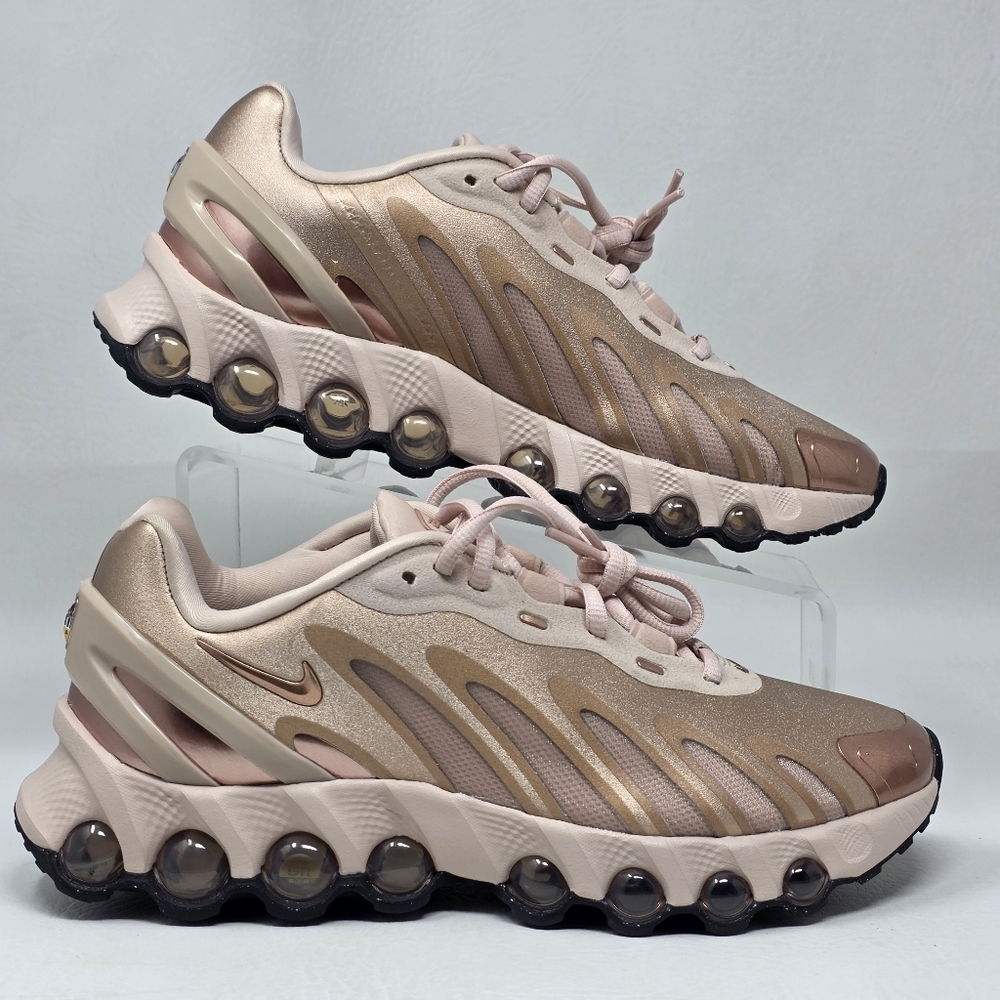 Air Max DN8 Women's Size 8 MTLC Red Bronze/Black Sneakers Shoes HF5509-900 New - Picture 2 of 10
